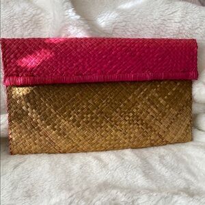 Mad Imports Handmade Woven Raffia Clutch - Madagascar